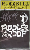 The Fiddler on the Roof Playbill