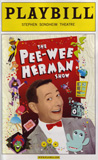 The Pee-Wee Herman Show Playbill