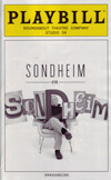 Sondheim on Sondheim Playbill