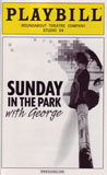 Sunday in the Park With George Playbill