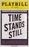 Time Stands Still Playbill