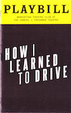 How I Learned to Drive Playbill