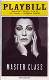 Master Class Playbill