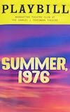 Summer, 1976 Playbill